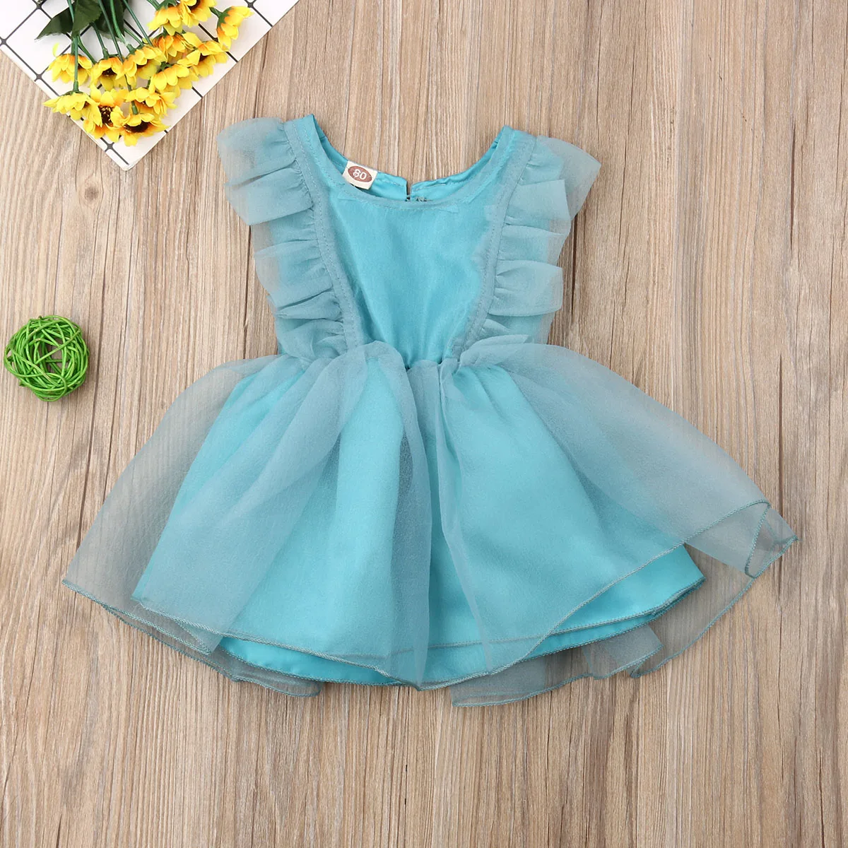 Toddler Kids Baby Girl Princess Dress Sleeve Lace Tutu Bowknot Summer Sundress Kid Clothes 1-6T | Детская одежда и обувь