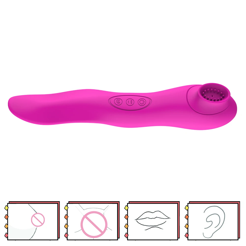 Зарядка сосание палка оральный стимулятор сосков массажер вибратор присоска