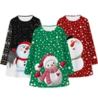 Большой Размеры; Рождественское платье для девочки; Осень тапочек в полоску с рисунком из мультфильма Холодное человек для девочек Милая одежда для детей от 6 до 12 лет Детская домашняя вечерние костюмы