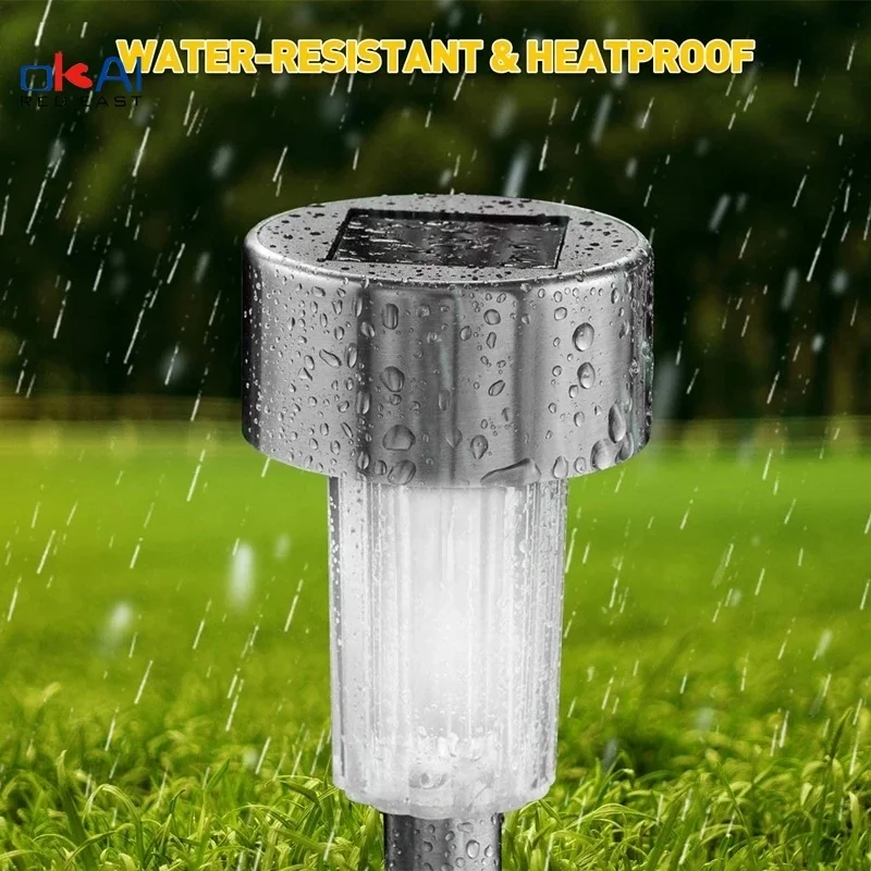 

LED Solar Lights Outdoor Solar Powered Lamp Christmas Garden Decoration Lantern Waterproof Landscape Lighting for Pathway Patio