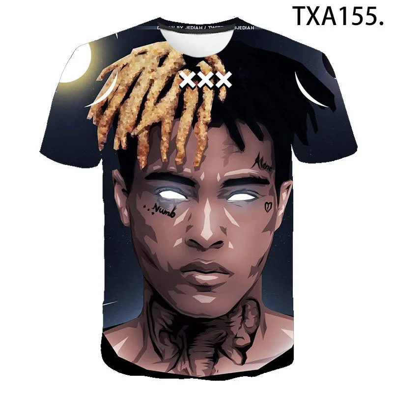 Новинка 2020 футболка Xxxtentacion 3D для мужчин и женщин детская повседневная Уличная
