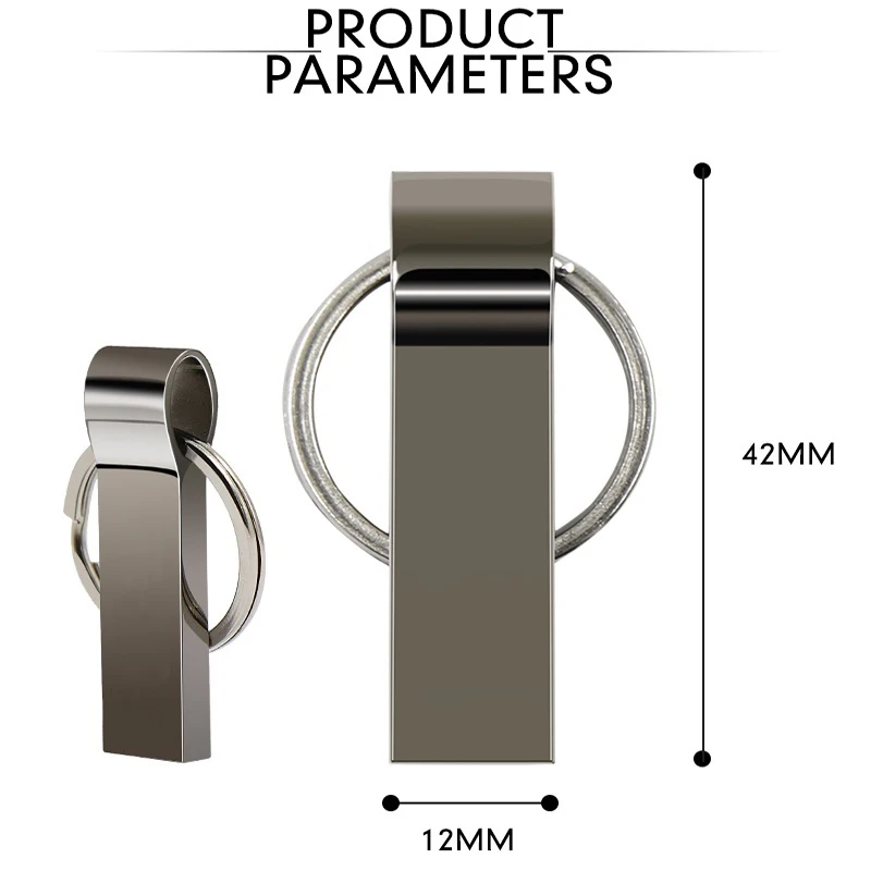 Флеш накопитель металлический водонепроницаемый Usb флеш 32 ГБ Флешка 64 Гб 128 256