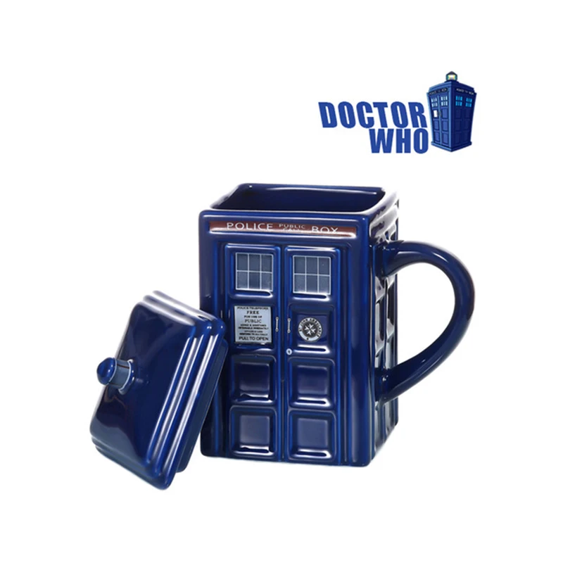 1 шт. Новый Доктор Кто ТАРДИС полицейская коробка кофейная кружка керамическая