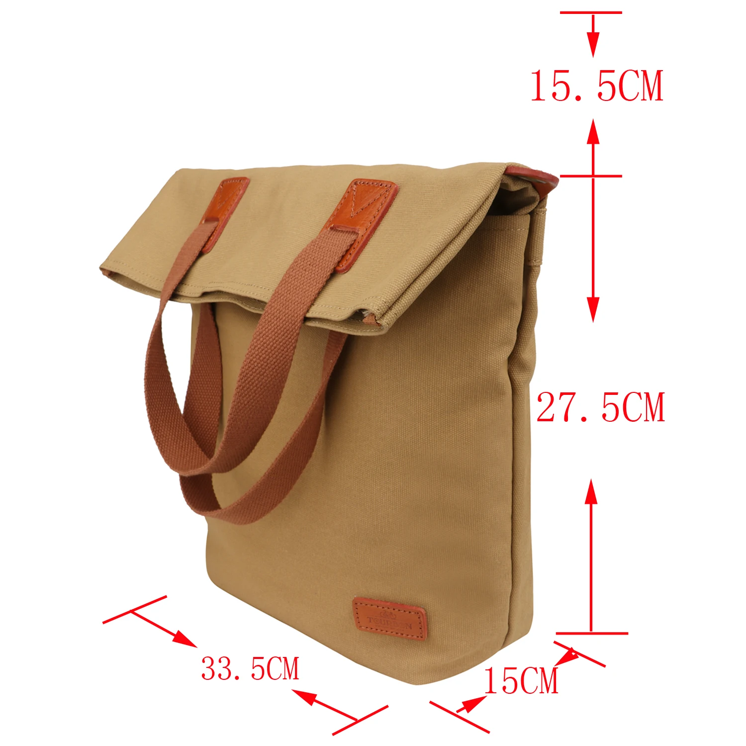 Tourbon Ретро Вощеная Холщовая Сумка для велосипеда велосипедная сумка заднего