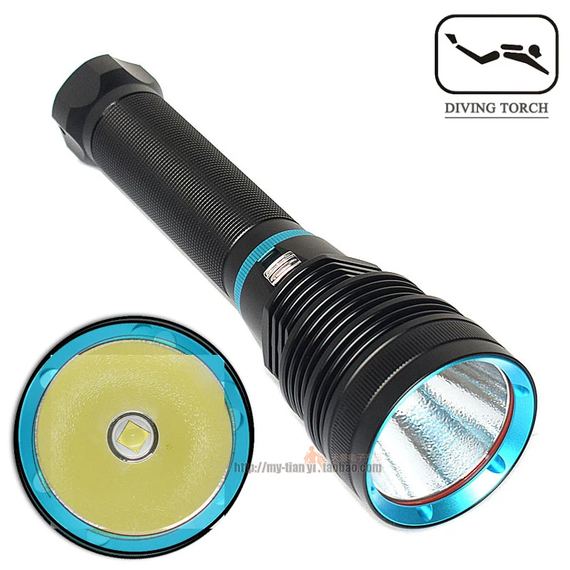 Фонарик для дайвинга 26650 дюйма фонасветильник точесветильник светильник супер
