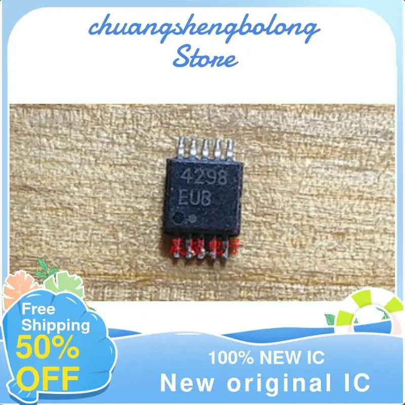 

10-200 шт. MAX4298EUB 4298 4298EUB MSOP-10 новая Оригинальная интегральная схема