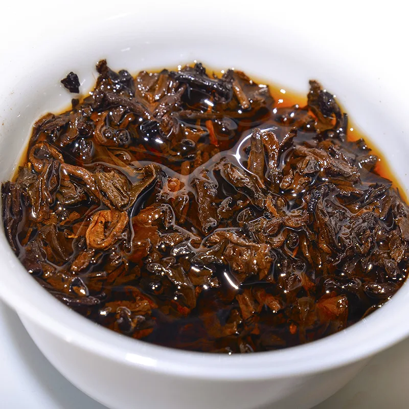 

China Yunnan Pu'er Tea Cooked Tea Cake Tea Banzhang Palace Golden Bud Cooked Tea Qizi Cake Tea Factory Outlet Tea Cake