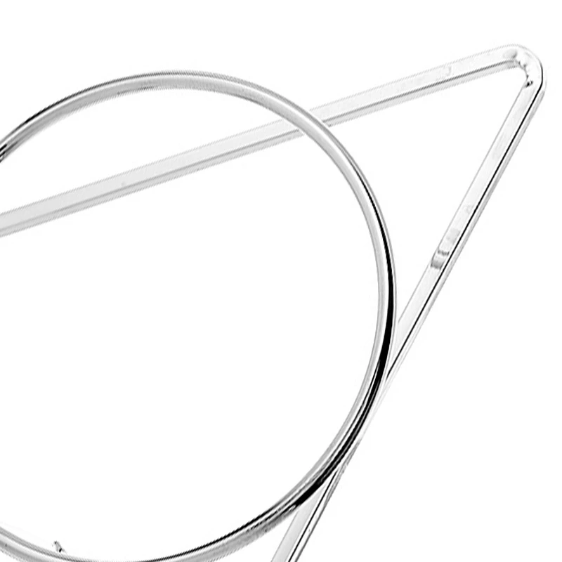 

High-End Triple-cornered Nordic Style Napkin Buckle Soft Model Room Furniture Tableware Ornaments Napkin Ring