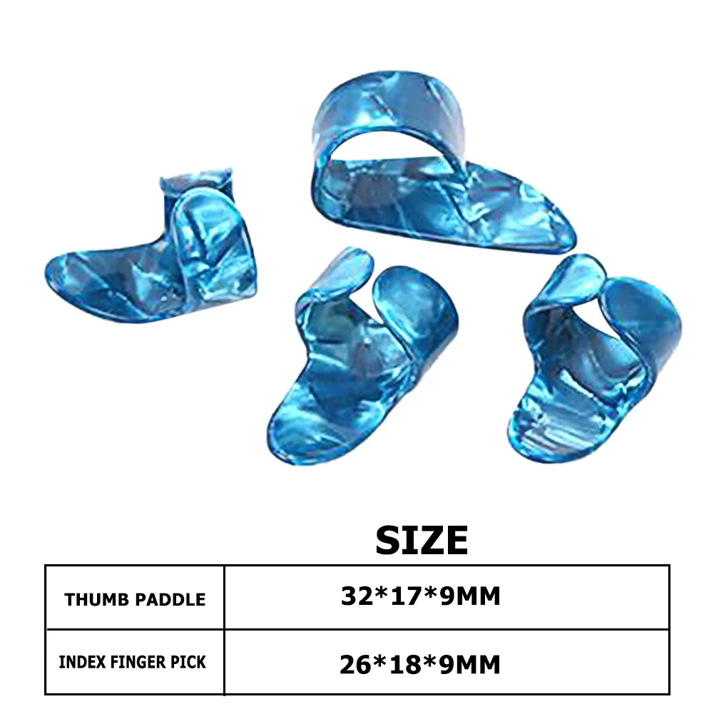 4 teilesatz 1 daumen 3 finger gitarre picks celluloid fingerpicks gitarre plektrum mantel für akustische elektrische free global shipping