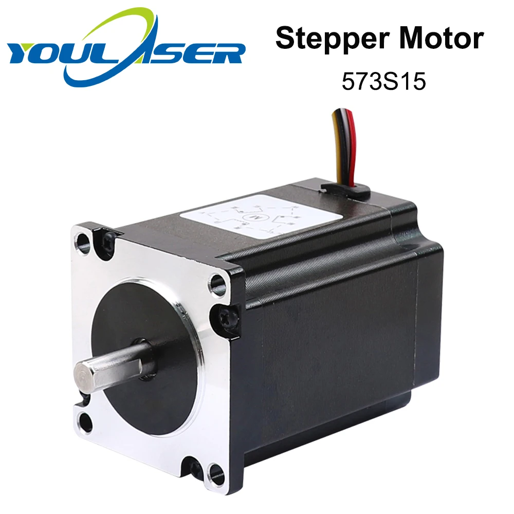 

YOULASER Leadshine 3 phase Stepper Motor 573S15 for NEMA23 5A Length 79mm Shaft 8mm
