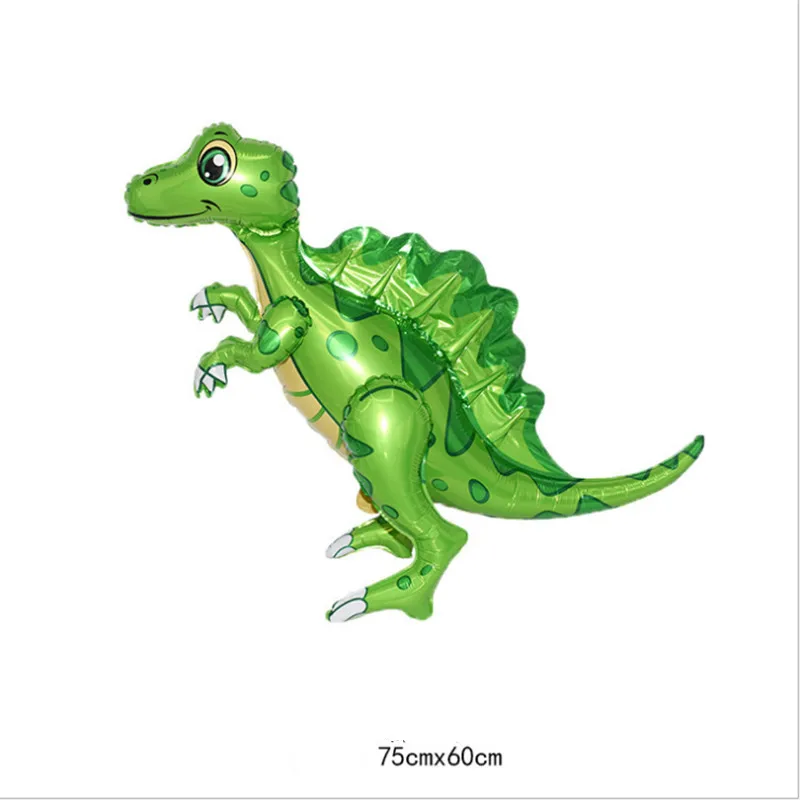 Один большой шагающий фольгированный шар динозавра 4D животное день рождения