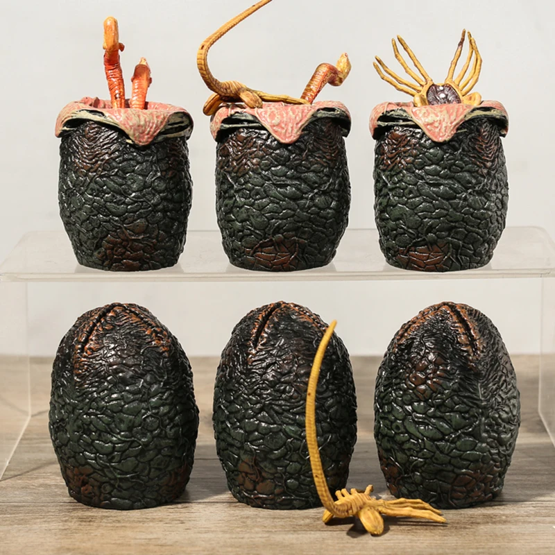 Чужой чужой яйцо лицевой каштан ПВХ фигурка модель игрушки подарок - купить по