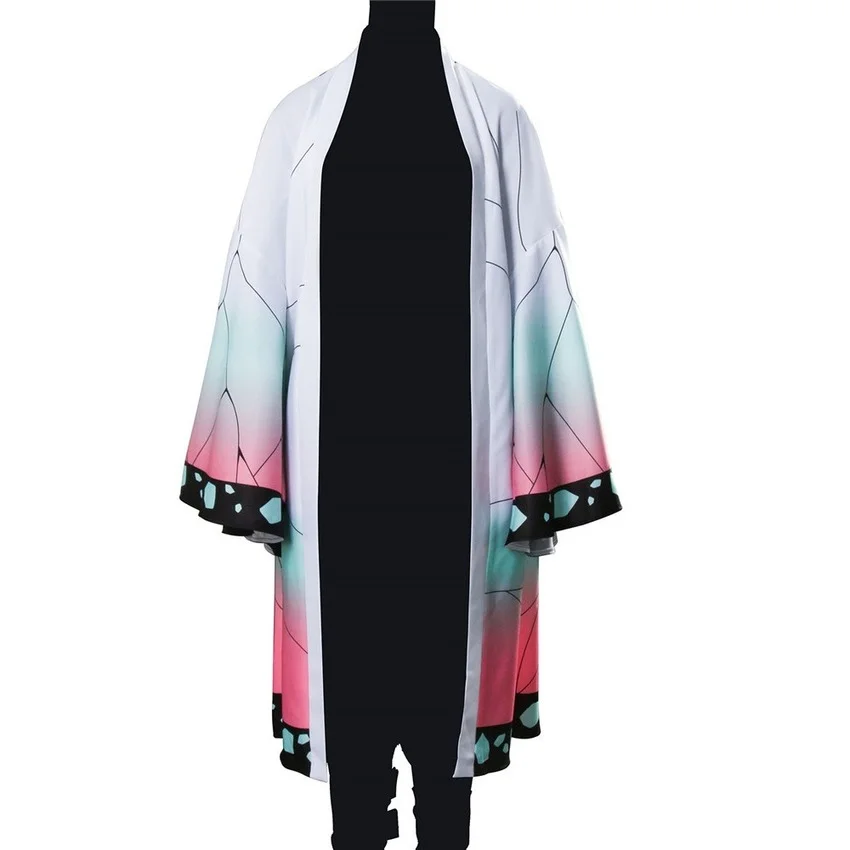 Кимоно женское для косплея кардиган с рисунком бабочки накидка аниме одежда