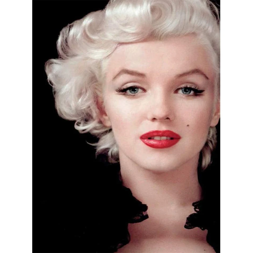 Marilyn Monroe Набор для вышивки крестиком 11CT наборы рукоделия набор холст с принтом