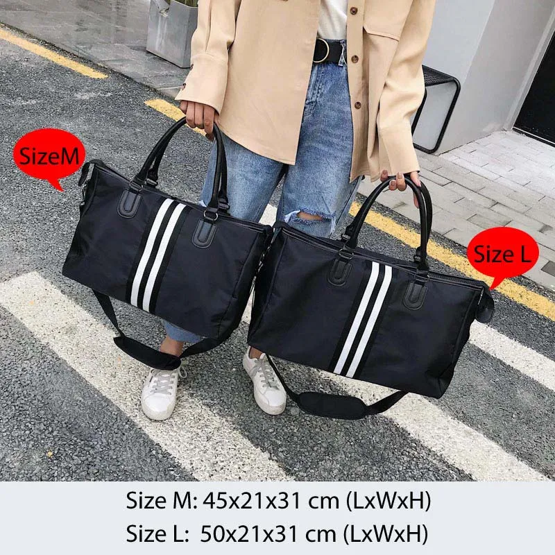 Брендовая дорожная сумка водонепроницаемые полосатые дорожные сумки и фитнес