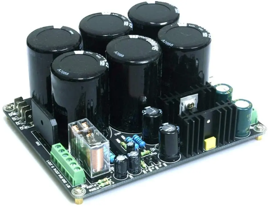 

6*10000UF/50V Amplifier Power Supply Board w/Speaker Protection AC15V-32V