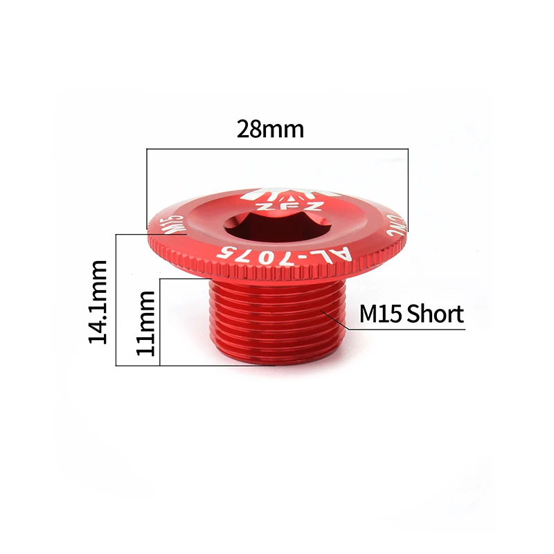 Велосипед M15 крышка шатуна 10 цветов Алюминиевый сплав Кривошип винтовая