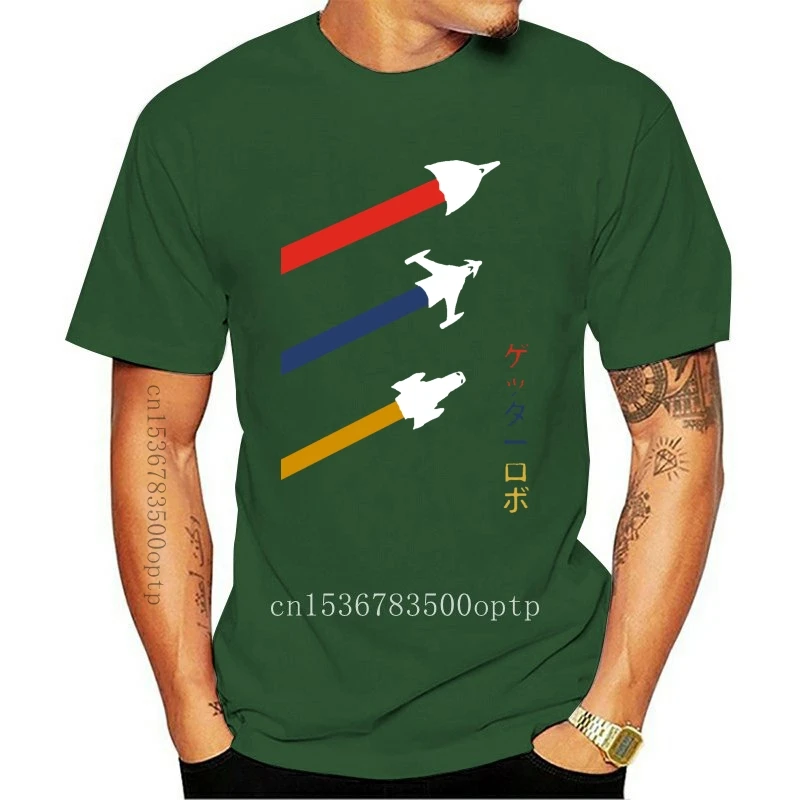 

New Men Short sleeve tshirt Getter Robot Anime T Shirt Women t-shirt