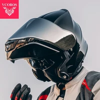 vcoros pa901 fiip up modular motorcycle helmet with double lens man women casto moto capacete de motocicleta dot approved