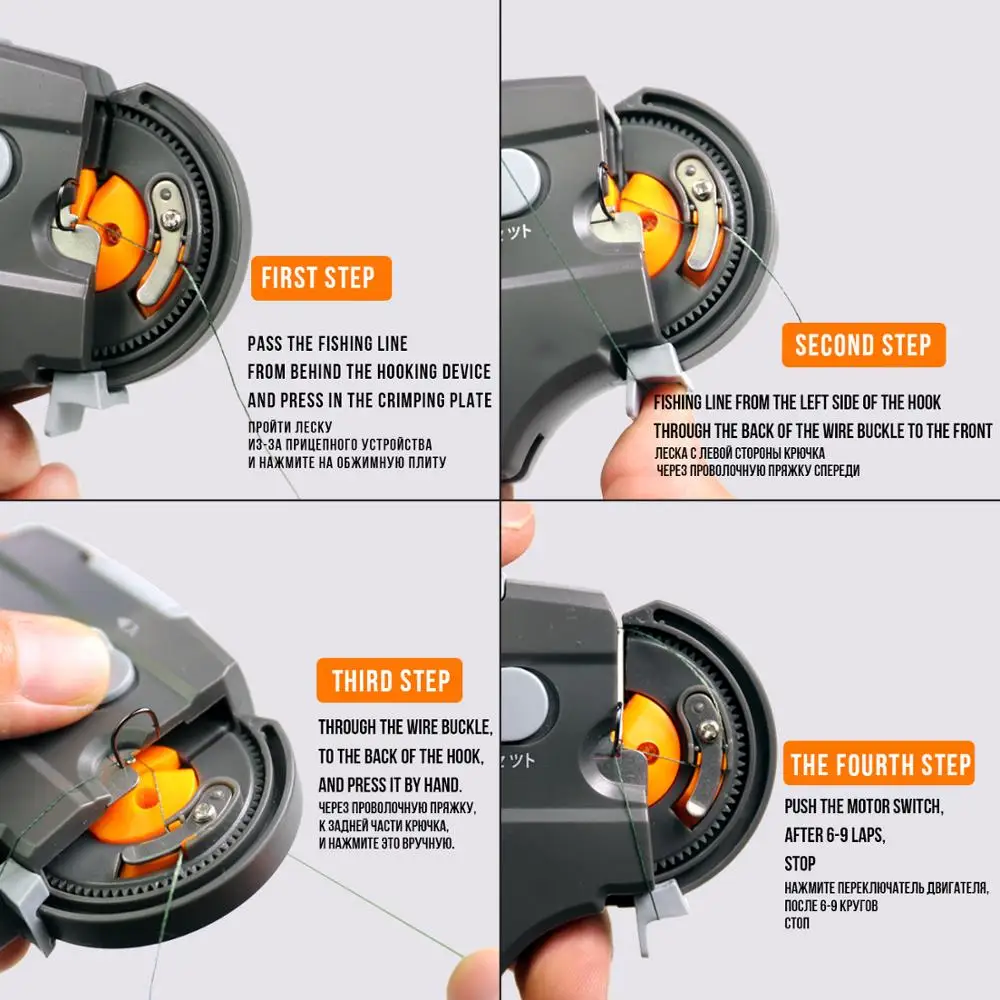 Автоматический Электрический рыболовный крючок леска уровня устройства машина