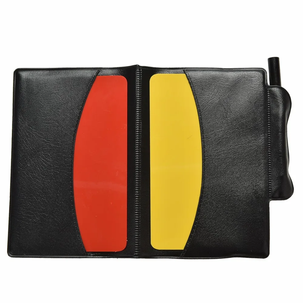 

Arrival Soccer Referee Wallet Red Card And Yellow Card Wallet Pencil Notebook