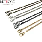 Металлическая цепочка BDTHOOO 120 см, 20 шт.лот, ручка с пряжкой для самостоятельной замены сумки, застежка на плечо, аксессуары для сумок