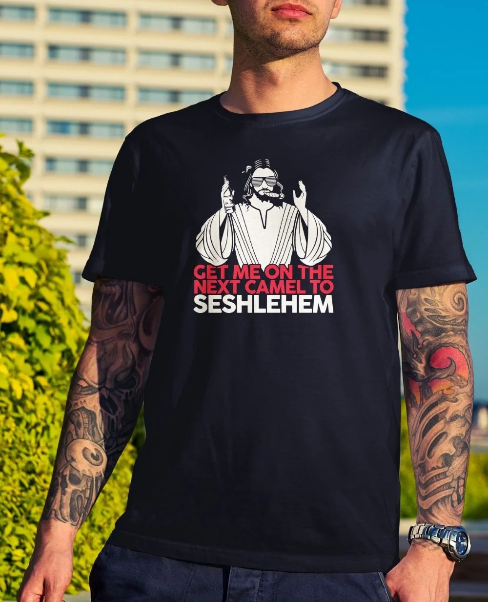 Новинка 2019 летняя Хлопковая мужская футболка с круглым вырезом Новые вечерние