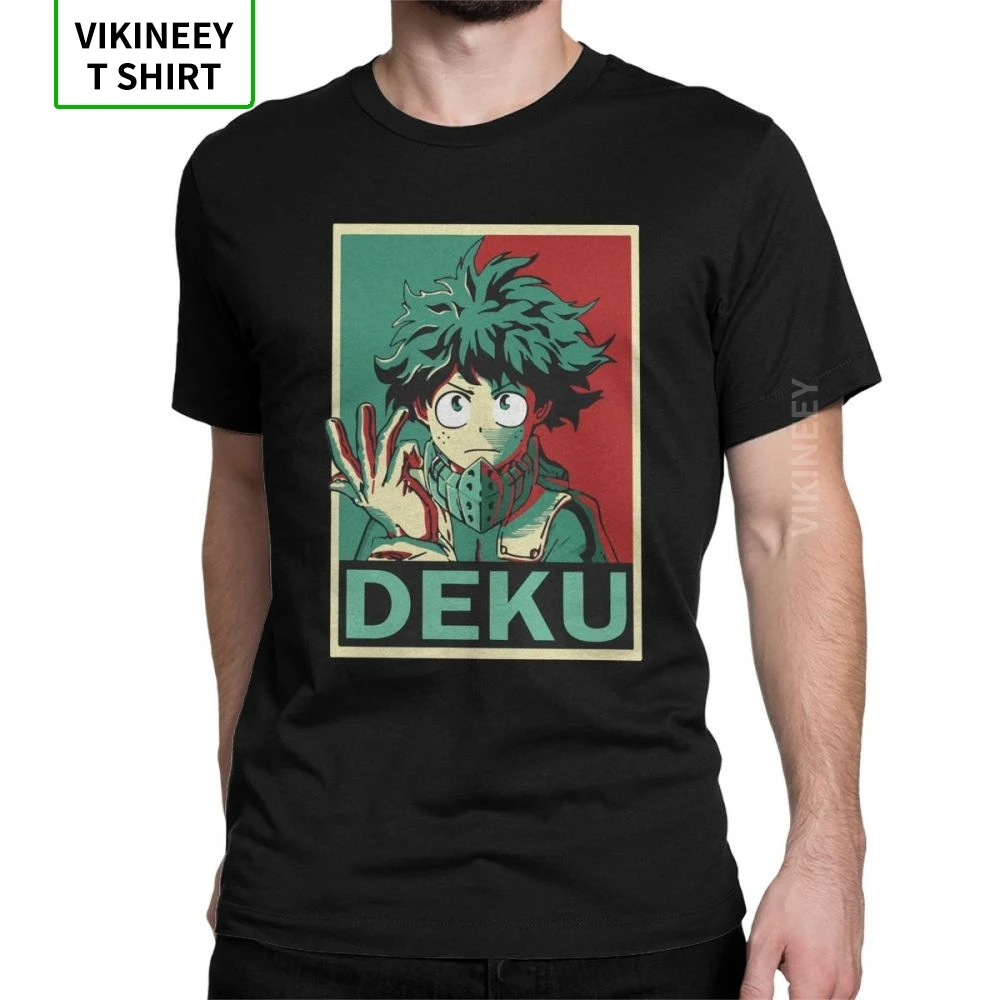 Мой герой Академии Midoriya футболки Мужская футболка с коротким рукавом новинка