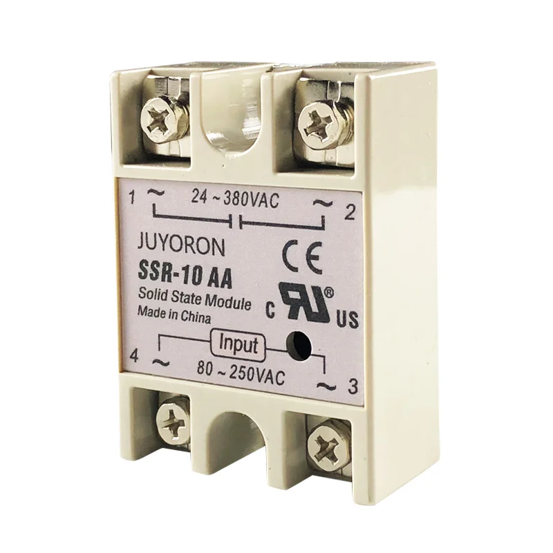 SSR-10AA 25AA 40AA твердотельное реле 10A 25A 40A модуль вход 70-280VAC выход 24-380V AC релейный
