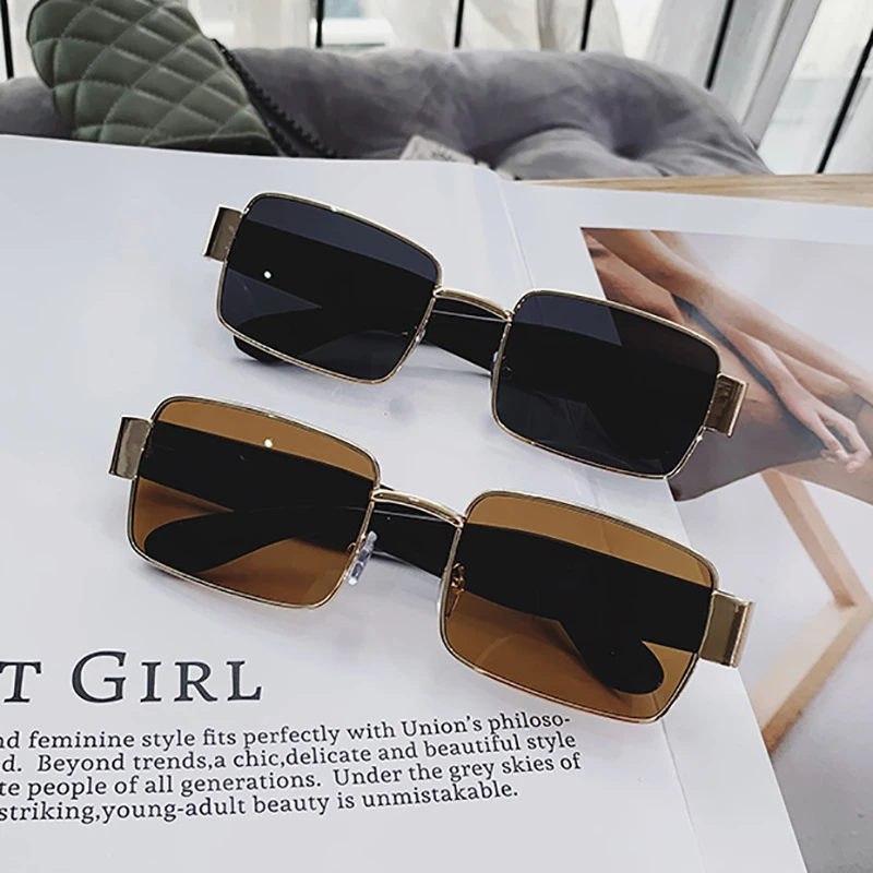 

Vintage Steampunk Brand Design Luxury Small Frame Sunglasses Men Women Fashion Square Sun Glasses Shades UV400 Vintage Glasses