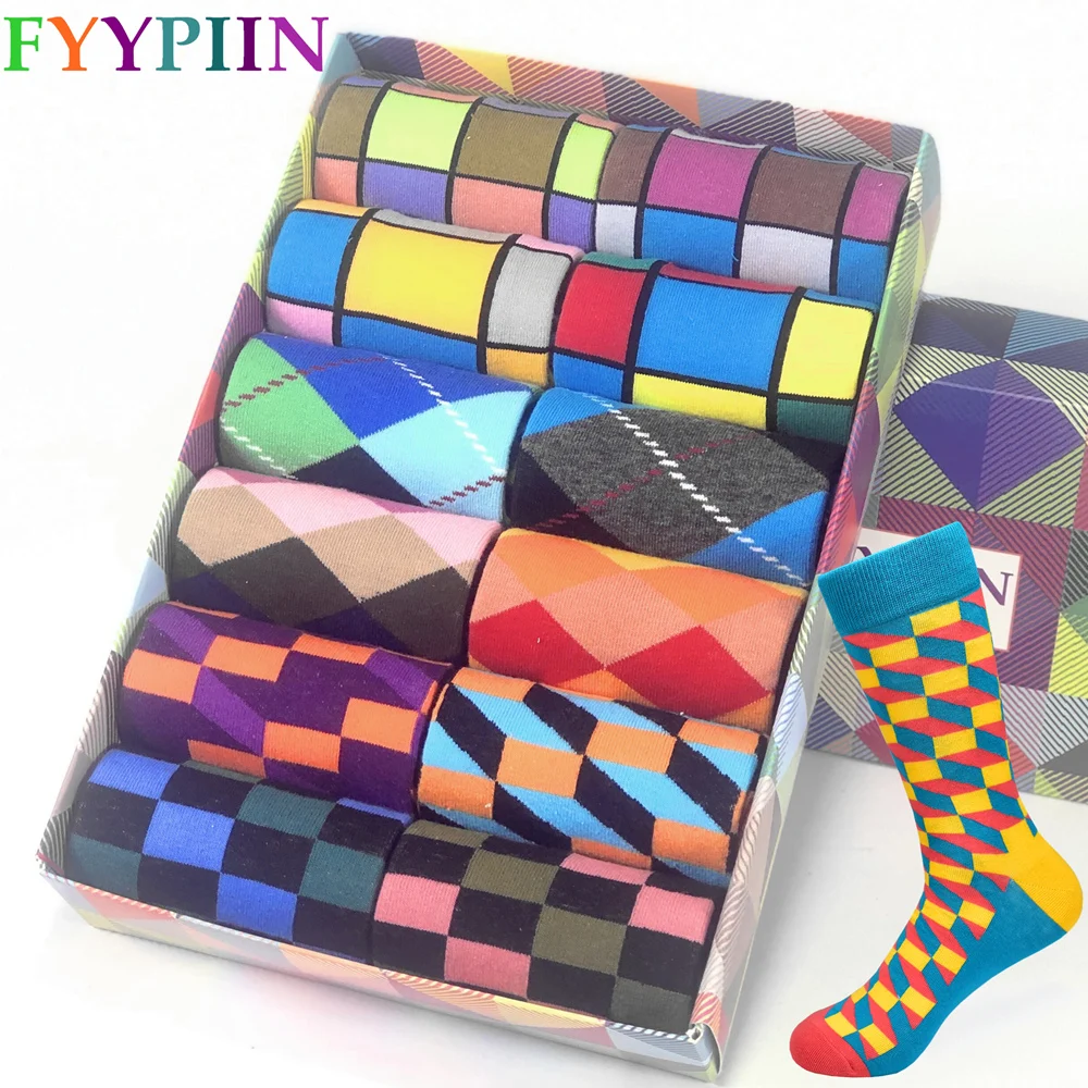 Популярные мужские носки 2020 из чесаного хлопка подарки для мужчин повседневные в