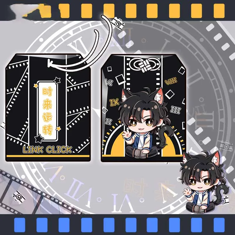 

Anime Shiguang Daili Ren Cheng Xiaoshi Lu Qiao Ling Guang Embroidery Pendant Cosplay Good Luck Amulet Kimono Pray Keychain Gifts