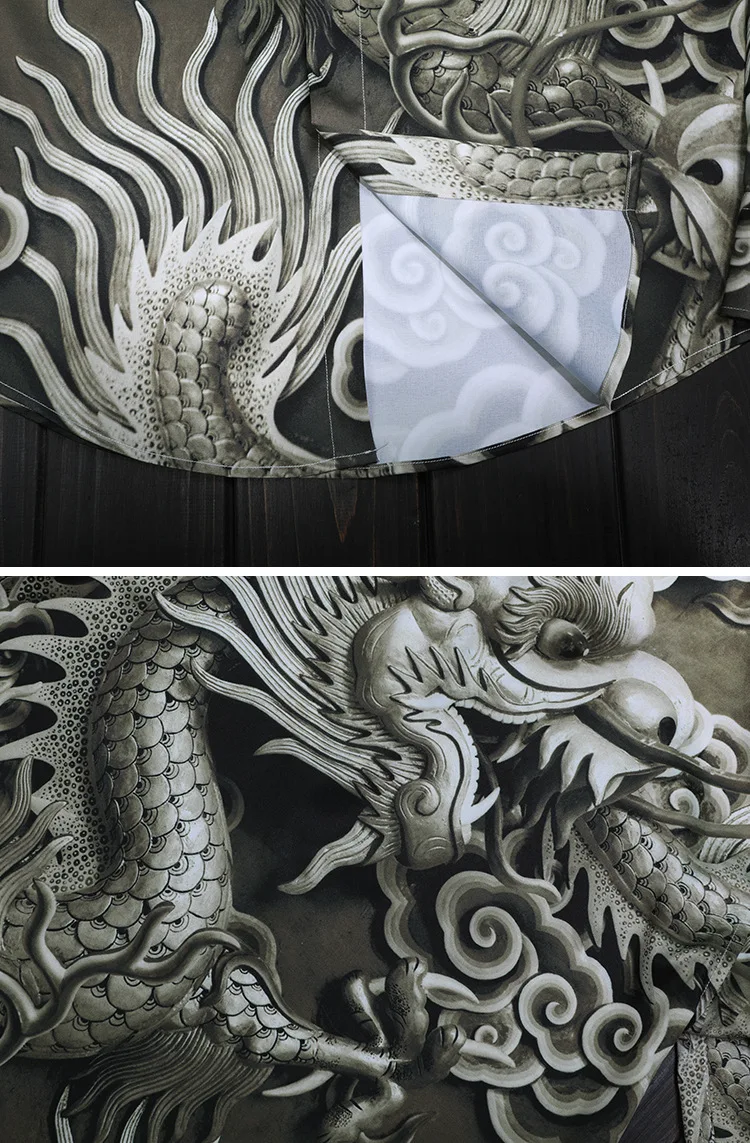 

Men Shirt Luxury Dragon Pattern Allover Print Shirt Mens Long Sleeve Hight Quality Original Mens Shirts Casual Slim Fit