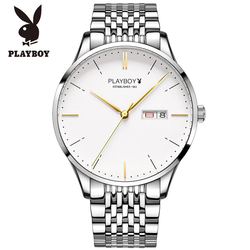 

Luxury Brand PLAYBOY 5551 Fashion Trend Business Male Watch Sports Waterproof Automatic Mechanical Men's Wristwatches Clock