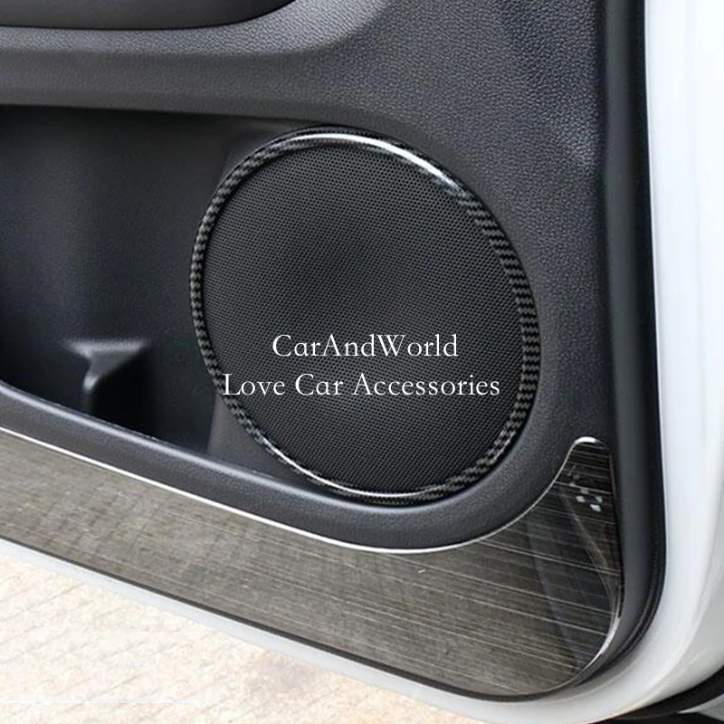 Для Honda HRV HR-V VEZEL 2014-2021 углеродное волокно интерьер четыре двери Динамик Звуковой