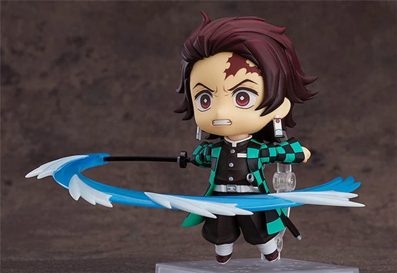 

10cm Anime Demon Slayer Figure Kamado Tanjirou Agatsuma Zenitsu PVC Action Figure Toys Demon Slayer Collectible Model Toys Gift