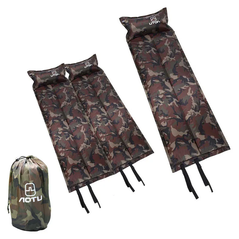 Туристический Коврик для сна надувной с подушкой влагостойкий отдыха на