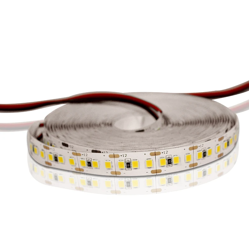 Светодиодная лента 5 м рулонов 2835 Светодиодный свет полосы Водонепроницаемый 12V 60/120/180/240 светодиодный s/m гибкая световая лента домашний декор белый/теплый белый