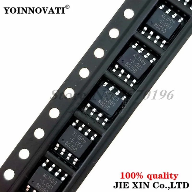 100 шт. XL1509-5.0E1 XL1509-5.0 XL1509-5 XL1509 лапками углублением SOP-8 | Электронные компоненты и