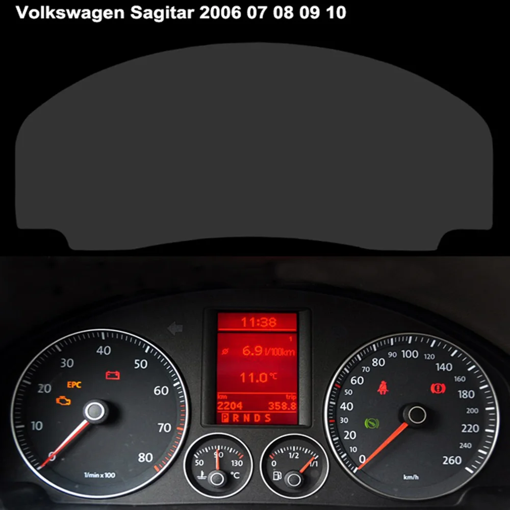 Стайлинг автомобиля защитная пленка для приборной панели защита экрана vw Passat B8 CC