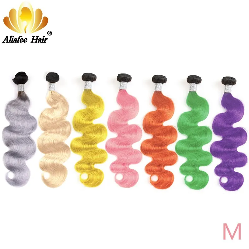 Бразильские волнистые человеческие волосы Aliafee 3 пряди #