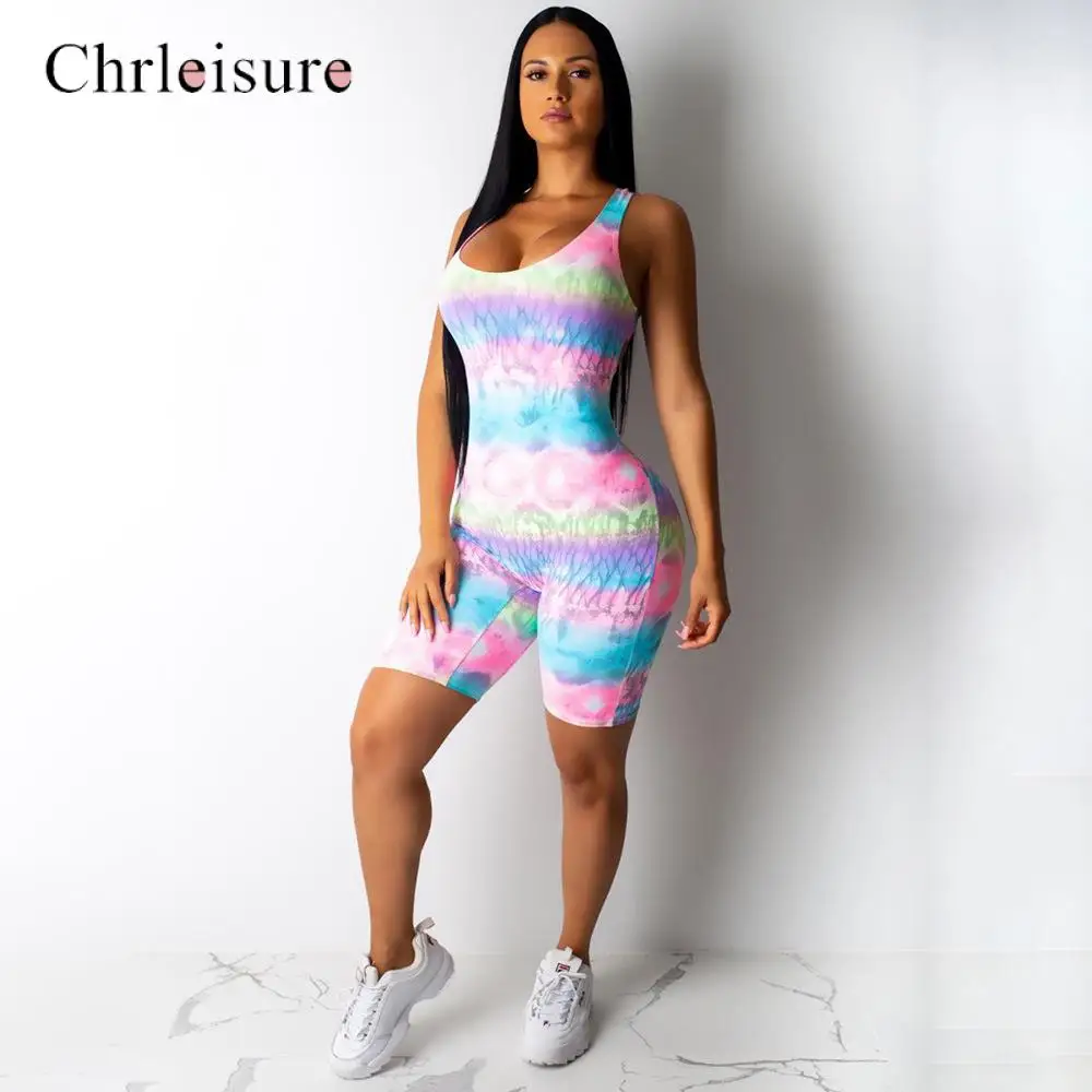 Женский эластичный обтягивающий комбинезон с открытой спиной