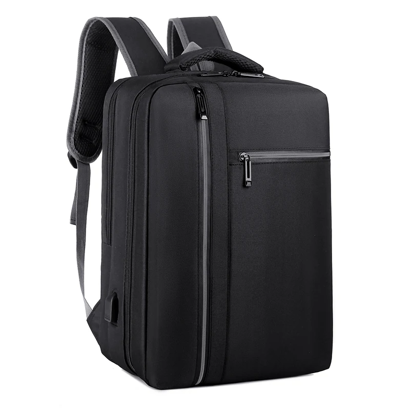 

Night Safe Reflective Zipper Backpack Casual Business Men's Laptop Backpack New Oxford Cloth Waterproof Youth Student School Bag