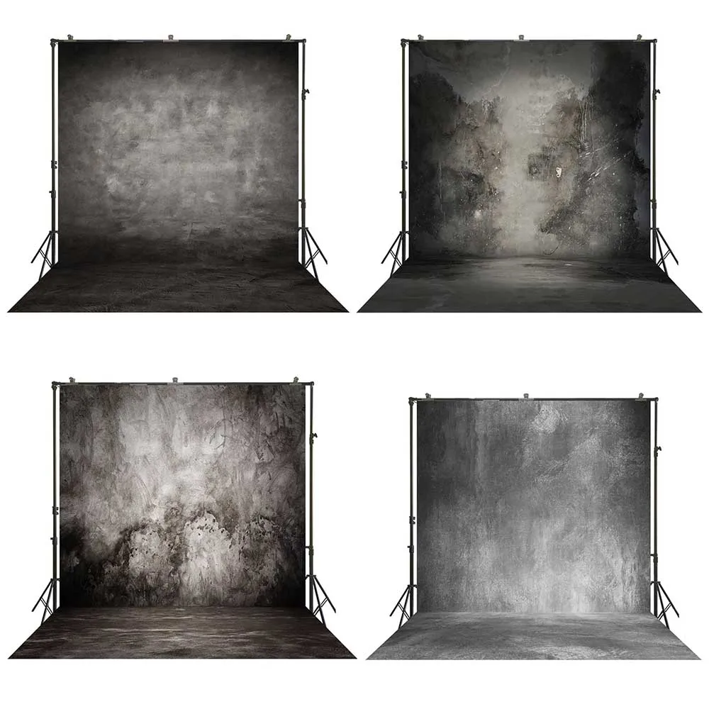 Потертая шикарная бетонная фотография Фон винтажная серая цементная стена фон