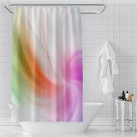3d colorful waterproof shower curtain drapes polyester fabric bathroom curtain toilet with hooks best home decoration