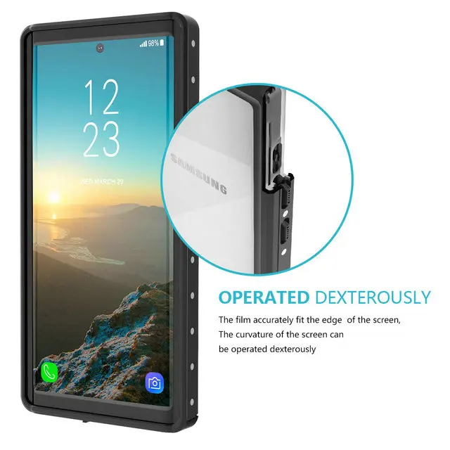 IP68 Note10+ Водонепроницаемый чехол для samsung Note 10 чехол samsung Galaxy Note 10 Plus водонепроницаемая крышка 360 Защита Note10 5G