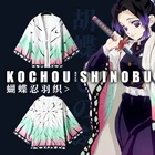 Костюм для косплея из аниме рассекающий демонов, кимоно-накидка кочоу, шинобу, хаори, Женский костюм на Хэллоуин, карнавал Вечерние