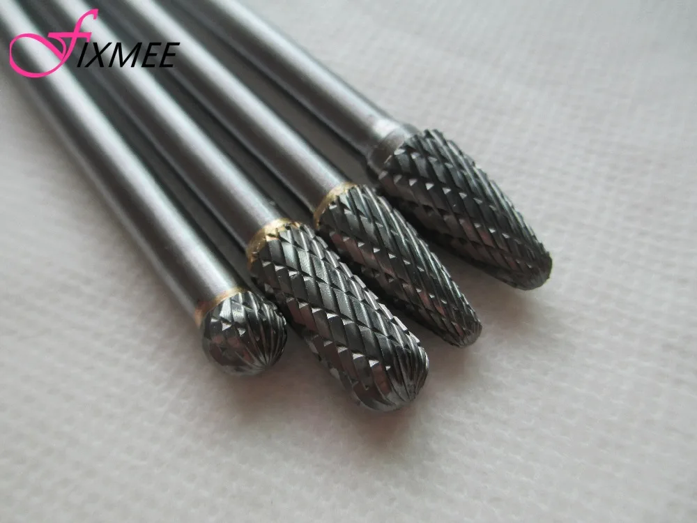 Лучшая цена роторный наконечник Fixmee хвостовик 1/4 дюйма длинный 6 дюймов двойной