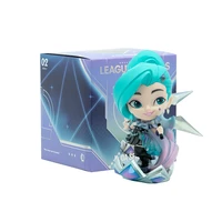 genuine league of legends kda seraphine cartoon game garage kit movable doll animation ornament model birthday gift for boy kids