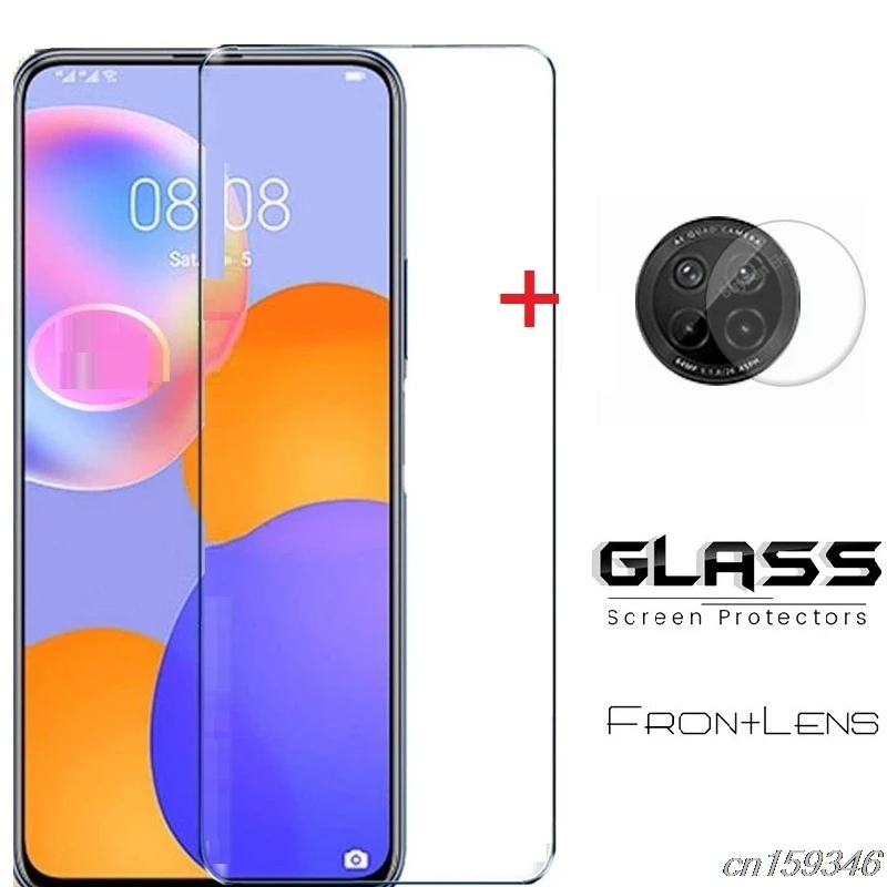 

Защитная пленка для Huawei Y9a/P Smart 2021, закаленное стекло для объектива камеры, защитное стекло на y9a, y 9a, 6,63 дюйма, искусственное стекло